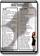 Hayley Teal Song List